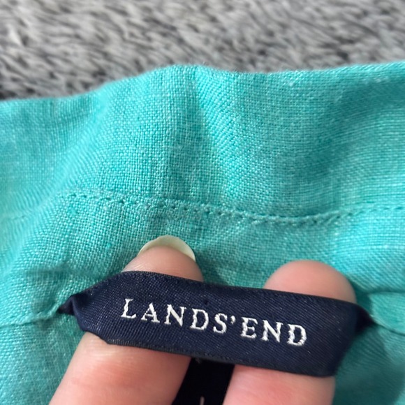 Lands‎ End Linen Tunic Top Oversized Large Beachy Lagenlook Sustainable 19343x - Picture 9 of 13